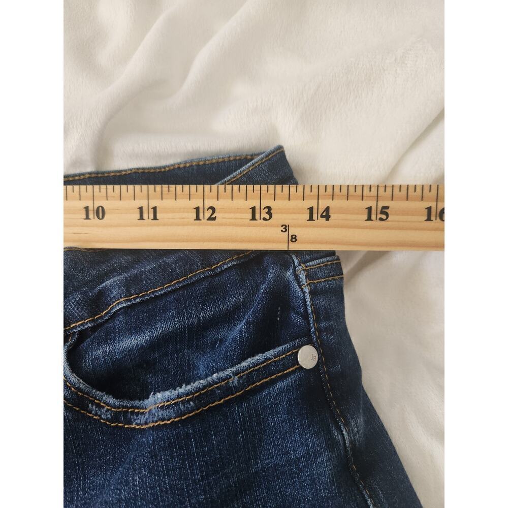 Judy Blue Boyfriend Fit Jeans sz 27 straight leg med wash classic preppy stretch - Picture 8 of 10